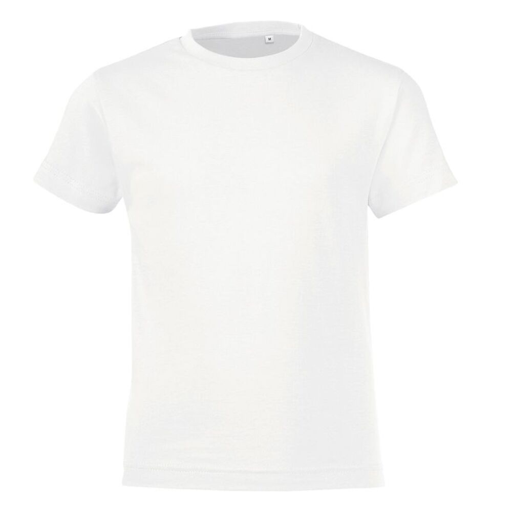 SOLS Childrens/Kids Regent Short Sleeve Fitted T-Shirt / White